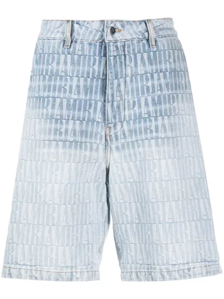 Pocnitură pantaloni scurți din denim Amiri din jacard