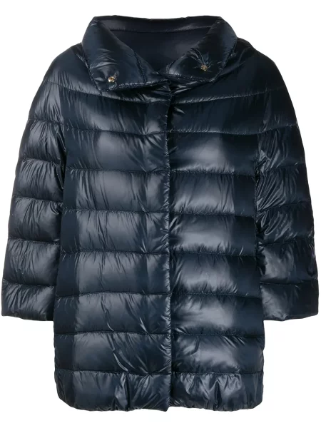 Kurtka Herno z rękawami 3/4 niebieska