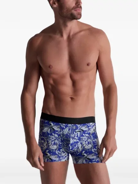 Boxeri Aubade cu imagine cu imprimeu animal print albastru