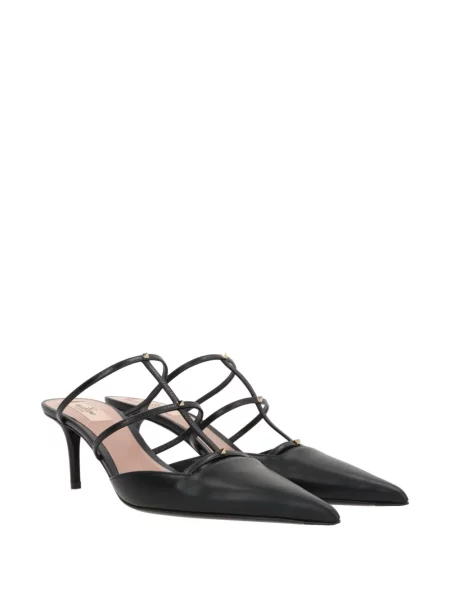 Papuci tip mules Valentino Garavani negru