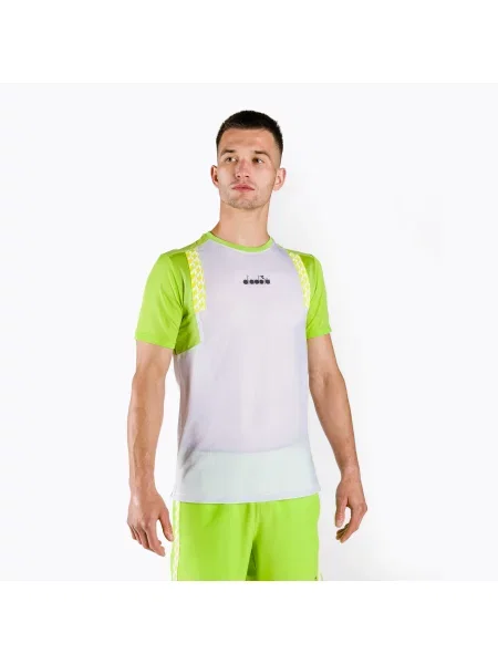 Tenisové tričko Diadora Clay SS white bílé