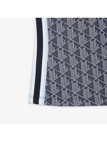 Lacoste поло Monogram синє