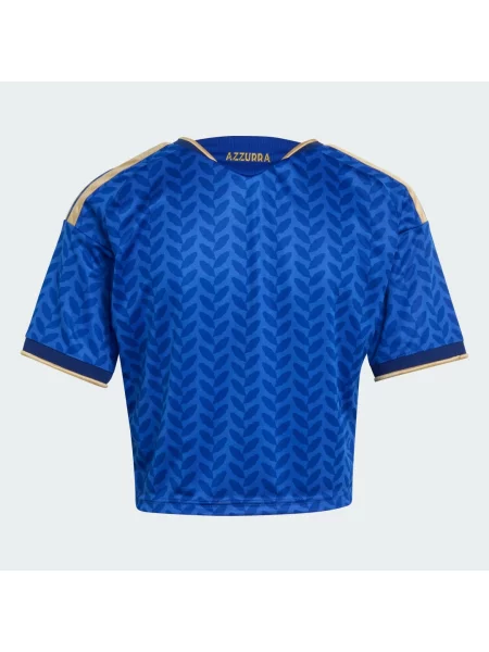 Koszulka Italy 26 Home Replica Cropped niebieska