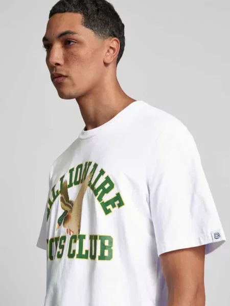 T-shirt z nadrukiem z logo Billionaire Boys Club biała