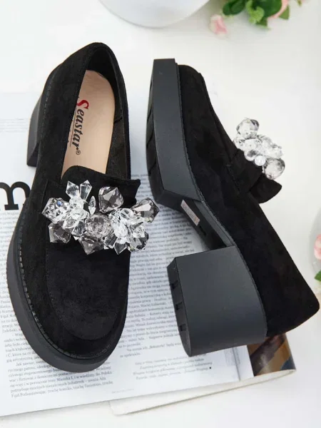 Mocasini Resti negru