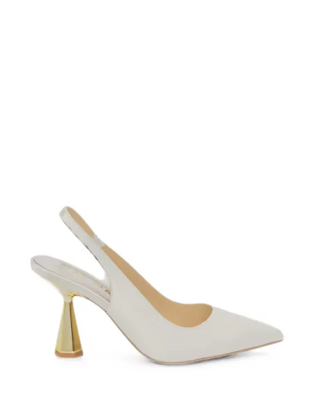 Pantofi cu toc Kat Maconie slingback alb