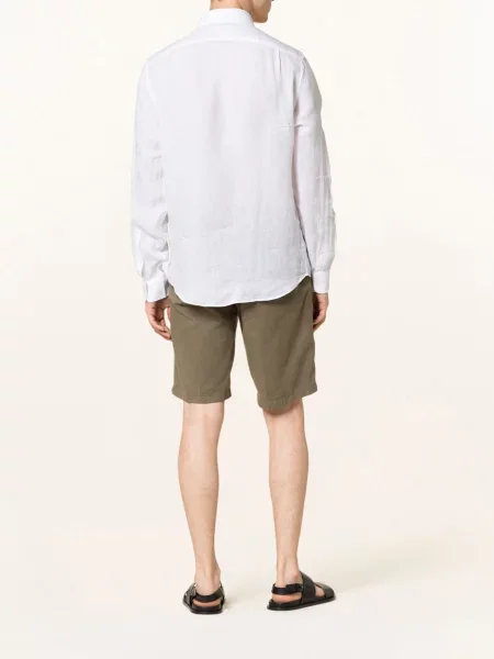Reiss Koszula Z Lnu Ruban Regular Fit weiss