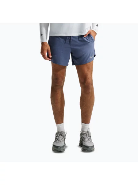 Pantaloni scurți pentru bărbați Nike Stride Dri-Fit Brief-Lined 5" diffused blue albastru