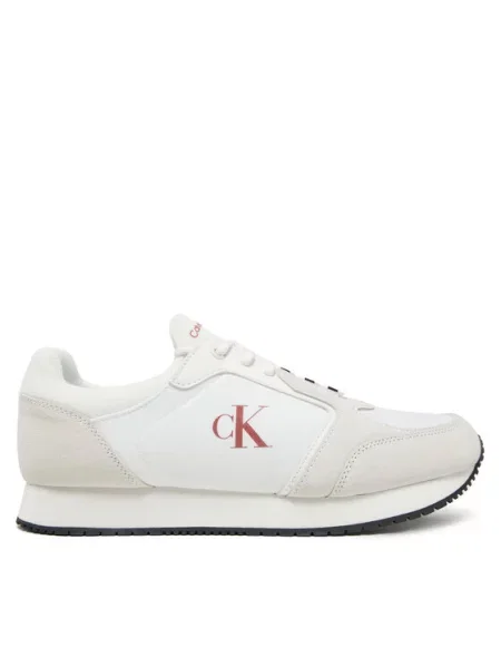 Calvin Klein Jeans Sneakersy Retro Sock Runner Mg bílá