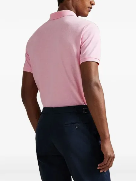 Bőr húzózsinór pólóing Polo Ralph Lauren barna