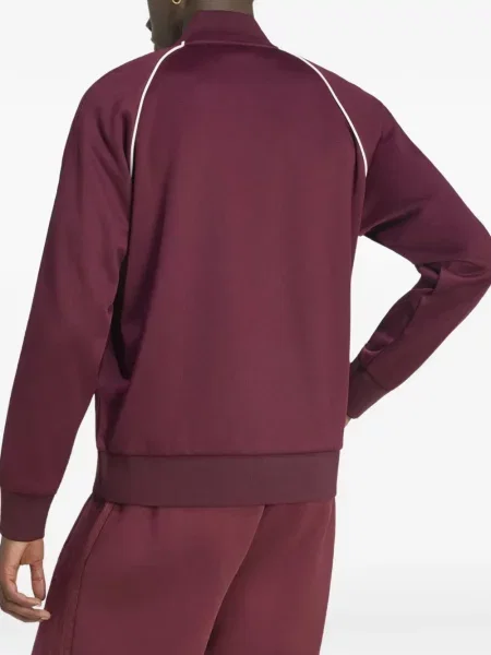 Hanorac Adidas cu dungi din dantelă cu imagine galben