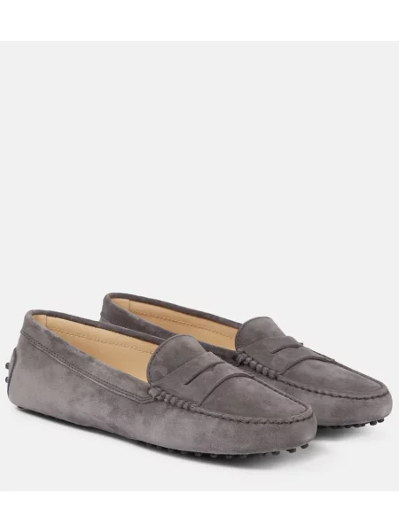 Loaferke Tod's iz semiša siva