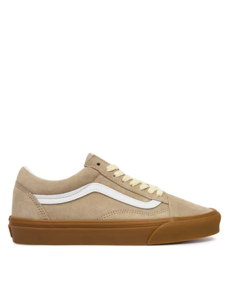 VANS Niske tenisice Old Skool bež / bijela siva