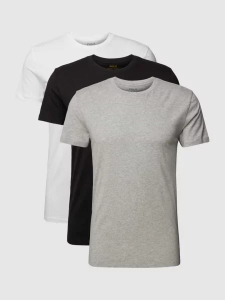 T-shirt z okrągłym dekoltem w zestaw 3 szt. Polo Ralph Lauren Underwear biała