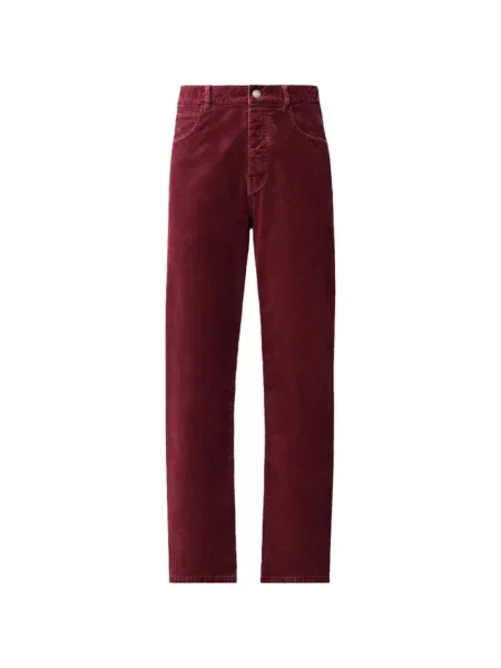 Pantaloni C.p. Company de catifea cord roșu