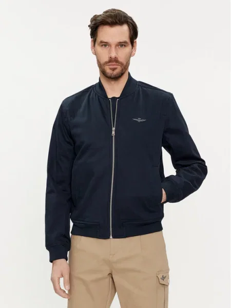 Aeronautica Militare Geacă bomber Bleumarin