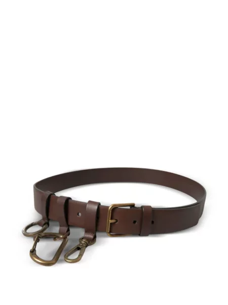 Cu centură curea Dolce & Gabbana din piele maro