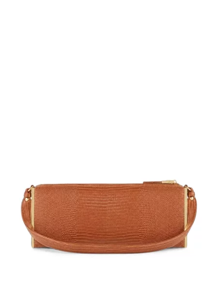 Geantă shopper Elisabetta Franchi maro