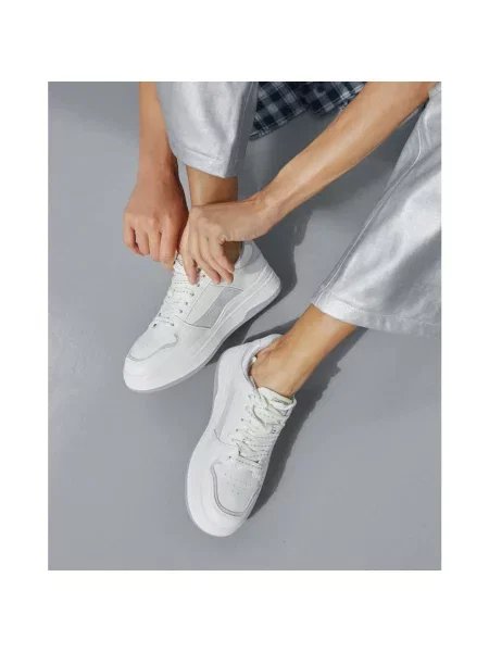 Кеди шкіряні білі