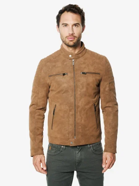 KOROSHI Geacă de primăvară-toamnă maro