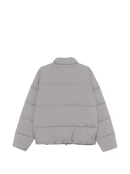 Geacă Ea7 Emporio Armani cu autograf gri