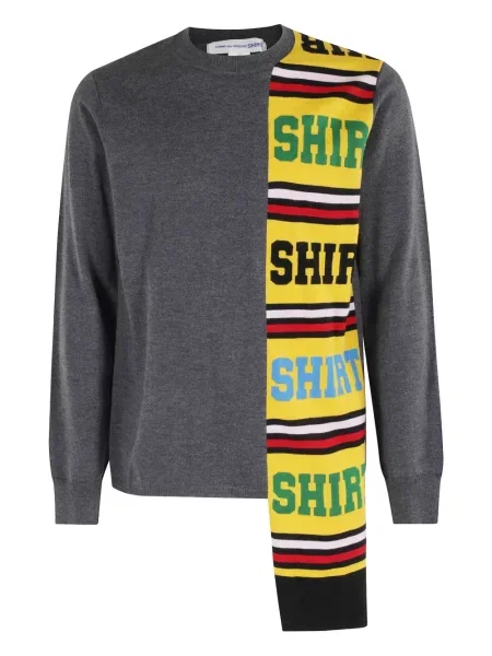 Prugasti džemper Comme Des Garçons Shirt siva