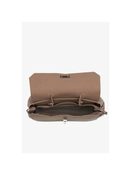 Сумка-портфель шкіряна Estro бежева