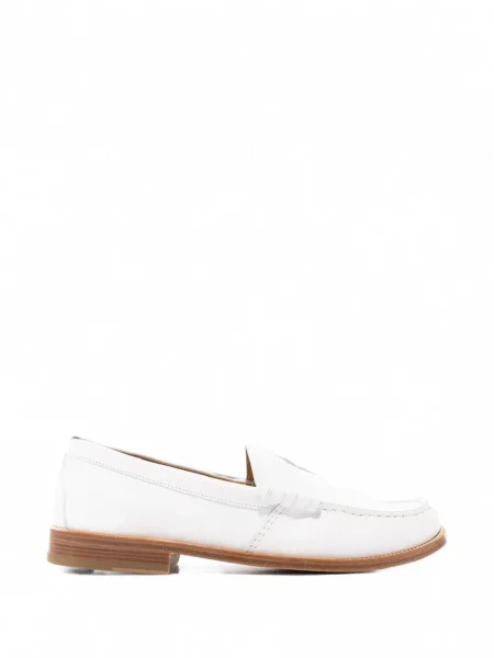 Pantofi loafer Rhude din piele alb