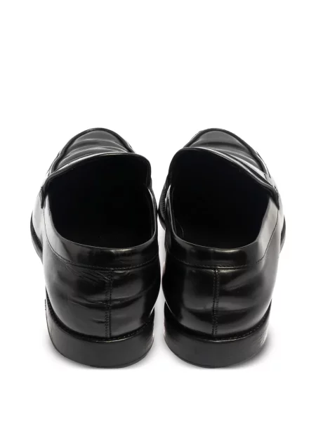 Kožené retro loafers Tod's Vintage černé