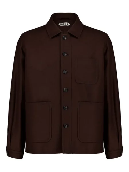 Vunena košulja Bode smeđa