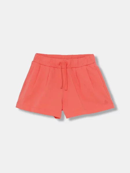 United Colors of Benetton teplákové šortky oranžové