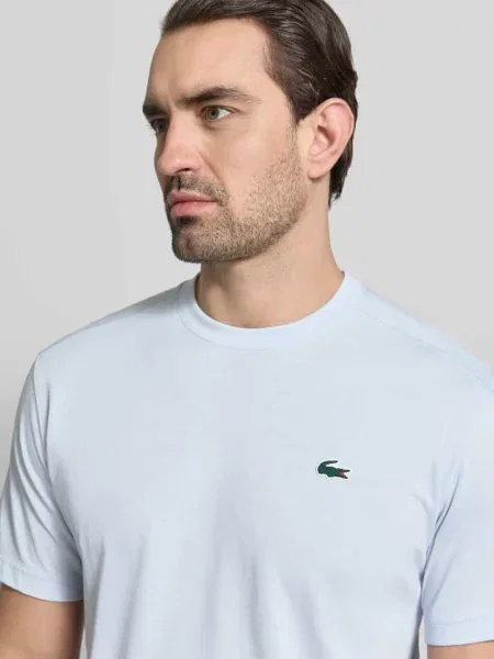 Regular Fit T-shirt z mieszanki bawełny Lacoste Sport