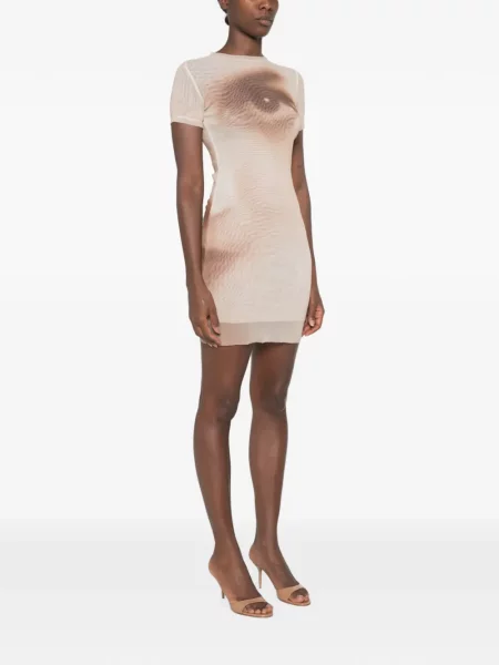 Scurt rochie mini Jean Paul Gaultier cu decolteu în U