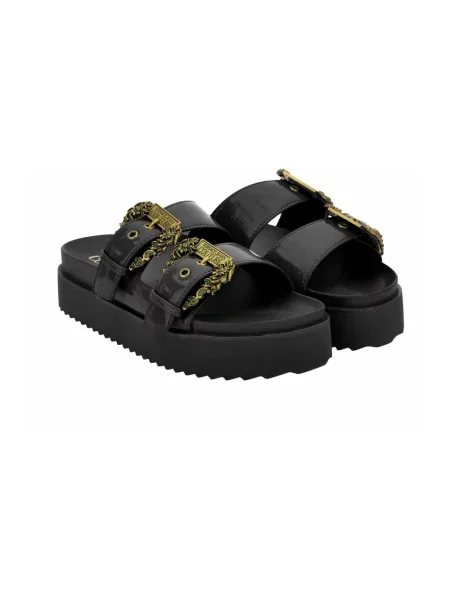 Klapki Versace Jeans Couture czarne