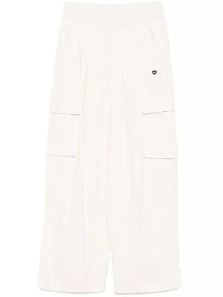 Szerokie spodnie cargo :chocoolate