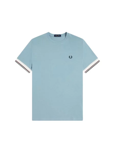 Koszulka Fred Perry ze sznurkiem niebieska