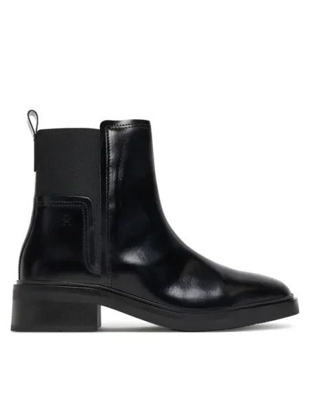 TOMMY HILFIGER Členkové čižmy čierna
