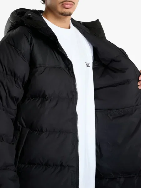 Geacă parka The North Face cu glugă negru