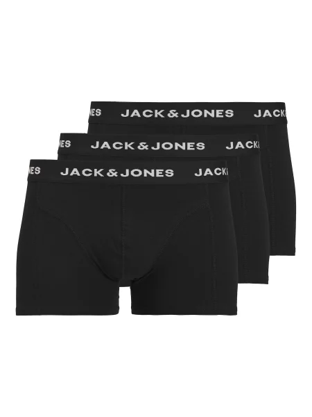 JACK & JONES Boxeri Anthony / alb negru