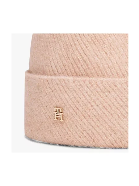 Pompon kapa Tommy Hilfiger ružičasta