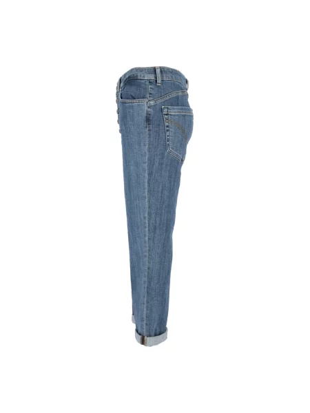 Jeansy straight leg Dondup niebieskie