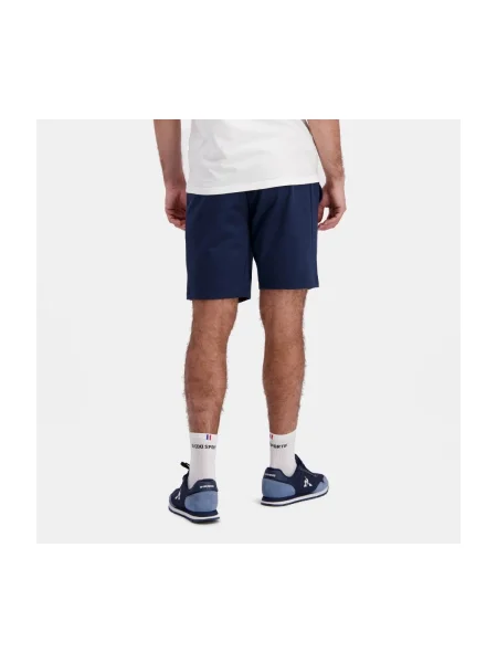 Pantaloni Le Coq Sportif scurte albastru