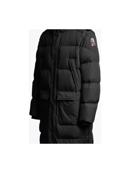 Długa parka Parajumpers z kapturem czarna