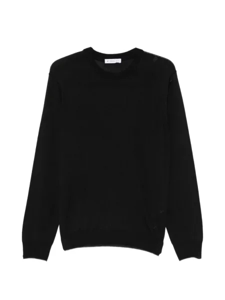 Pulover Manuel Ritz cu decolteu rotund negru
