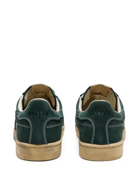 Sneakerși Diadora din piele verde