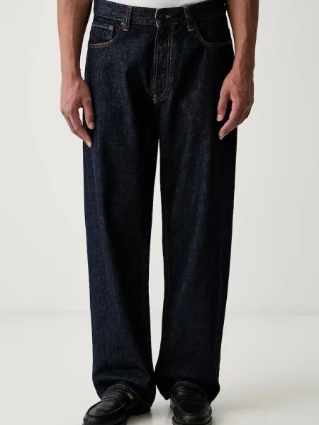 Emporio Armani blugi loose pentru bărbați albastru