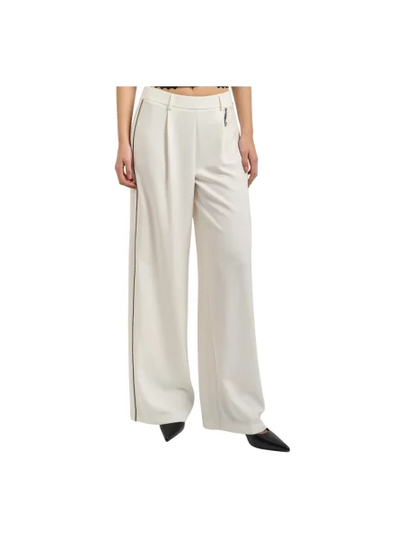 Spodnie palazzo Fracomina biały