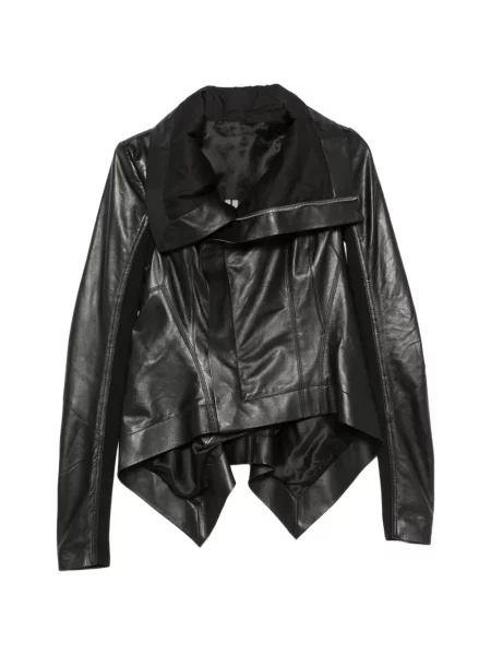 Lung geanta de piele Rick Owens negru