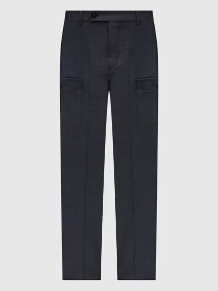 Штани карго з вовни Incotex сині