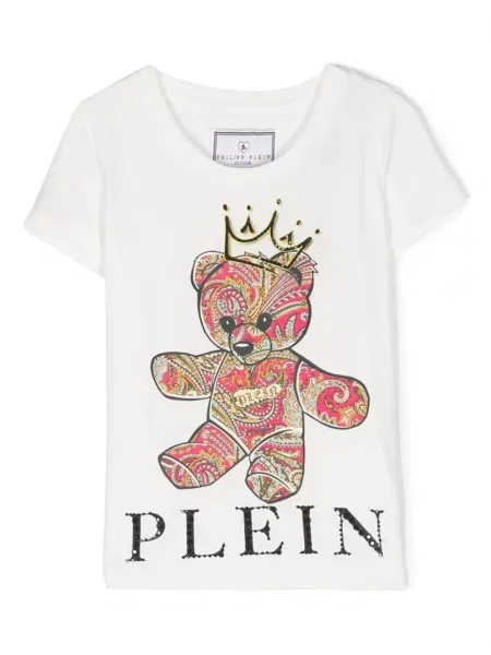 Koszulka dziecięca Philipp Plein biała
